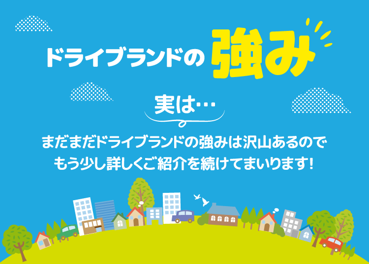 ドライブランドの強み